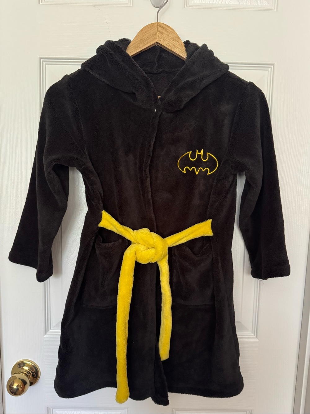 Batman Plush Robe Sz L